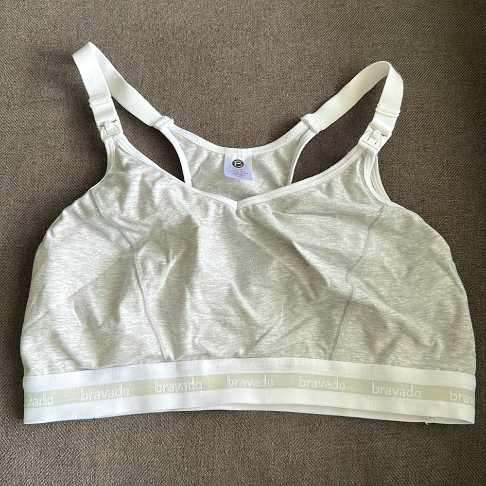GUC bravado Pumping/Nursing Racerback Bra Size L